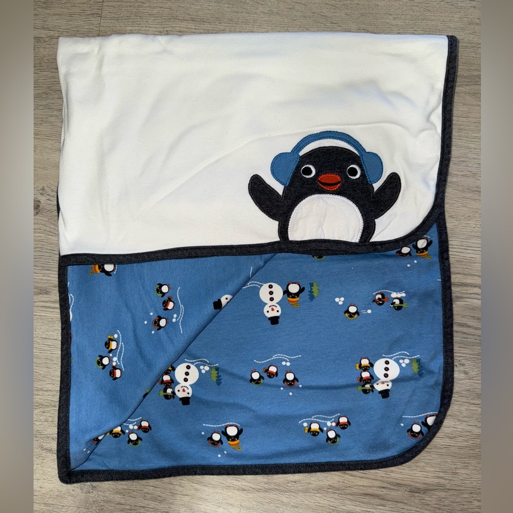 Gymboree Baby Blanket - Winter Penguin & Snowman
